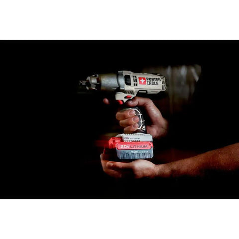 20V Max Impact Wrench Half Inch Hog Ring Chuck With Variable Speed Trigger For Precision Control 260 FTLBS Torque And 1650 RPM Beast Power Pro Grade Lithium Battery
