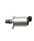 Heavy Duty 24V Hydraulic Proportional Solenoid Valve Straight Swap For Parker Commercial Trucks part numbers Tm58401 and 3768317 side view image of steel hydraulic valve.
