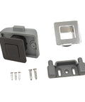 Push Button Lock For Cabinets And RV Campers Drawers, Keyless Door Latch components, 15mm Thick Door Panel Fit