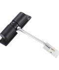 Adjustable Double Spring Door Closer With Easy Mounting Aluminum Alloy Auto Door Stopper for Shed Office Home Garage Ranch
