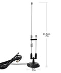 Beefed Up Magnetic Dual Band Car Antenna Signal Booster For Ham Radios 2m 70cm VHF UHF High Gain PL259 with coaxial cable