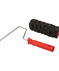 Top Shelf Textured Stone Finish Paint Roller With Sturdy Grip Handle And Super High Absorption Sponge Cover on a white background.