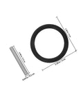 Pro Impact Socket 22-34mm 10 Piece Set With Rubber Ring And Locking Pin Kit For Heavy Duty Jobs And Tough Bolts That Really Hold Up, ring and pin