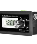 4-20mA Signal Generator for Precise Current Loop Calibration with display showing 18.00 and knob for adjustments.