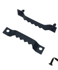 Steel Sawtooth Picture Hangers With Screws 50 Pack For Frames Clocks Paintings And Artwork Black Durable Rust Resistant Easy To Install And Hang