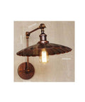 Industrial Wall Sconce With Built In Toggle Switch Sets The Mood For Cozy Bedroom Lighting Boasting Solid Cast Iron Construction Nailing That Vintage Vibe For Kitchen Or Living Room High Grade Metal Frame Drips With Rustic Charm, showing detailed dimensions.