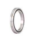 Ultra-Thin Precision Cross Roller Bearings For Robot Joint Applications Featuring Deep-Groove Ball Design With One Color Option, silver, close-up view.