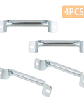 Badass Heavy Duty Garage Door Lift Handles Built Rock Solid For Daily Grind Features A No Sweat Install Process With All Required Screws And Mounting Parts Already Included - Set of 4 metal pulls for garage doors.