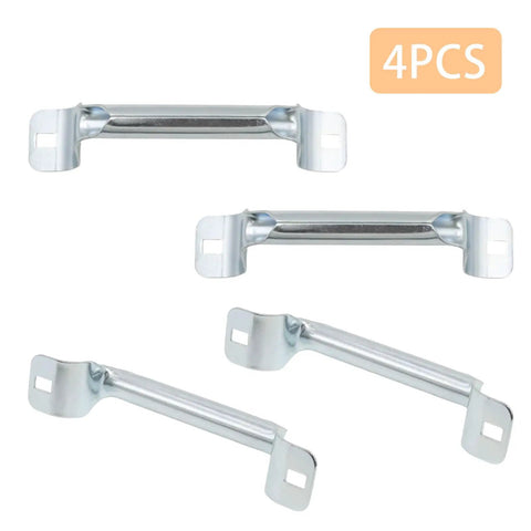 Badass Heavy Duty Garage Door Lift Handles Built Rock Solid For Daily Grind Features A No Sweat Install Process With All Required Screws And Mounting Parts Already Included - Set of 4 metal pulls for garage doors.