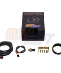 GlowShift 52mm digital oil pressure gauge kit with multi-color LED display, wiring harness, sensor, mounting bracket, bezel