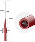 Back Probe Kit With 4mm Banana Sockets And 0.7mm Non-Destructive Wire Piercing Pins For Car Testers, red, side view