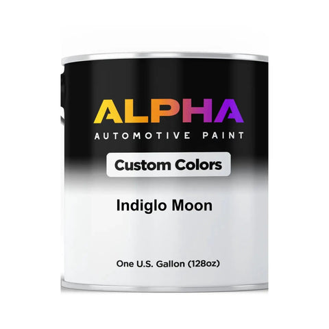 Badass Moon White Basecoat Paint Gallon With Slow Reducer Ready To Spray Auto Body Refinish Kit 128 Ounces in a paint can.