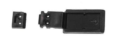 Rear Sliding Glass Window Latch Replacement For Dodge RAM 1994-2001 Full Size Trucks OEM Quality Aftermarket Lock Compatible With 15616252 985396 Dorman 76985 showing latch and catch plate