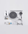 Premium Wall Mounted Rainfall Shower System That Hits Different With Single Handle Hot And Cold Control And Killer Three Setting Spray For Solid Bathroom Vibes parts layout on a white background.