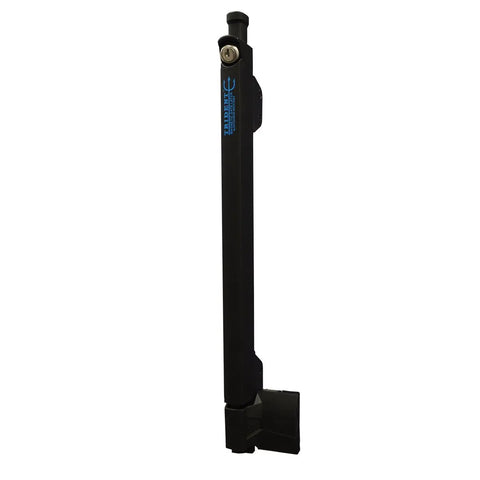 Magnetic Pool Safety Gate Latch For 20 Inch Tall Black Gate, Keyed Alike, Kid Safe And Code Compliant, Safe Notch Engagement, Fits Vinyl Wood Or Metal Gates, Includes Fasteners For Round Posts