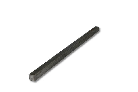 Undersized 1 By 1 By 12 In Square Steel Key Stock Bar For Precision Machining Cold Drawn Steel With Plain Finish