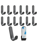 Heavy Duty Peel And Stick Wall Hooks Stainless Steel Coat Rack For Home Entryway, multiple hooks for easy organization.