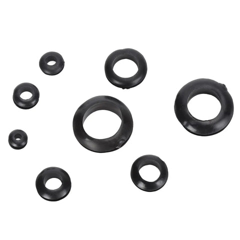 180 Piece Rubber Grommet Kit Durable Rubber Hole Plugs For Wiring And Plumbing Projects Ideal For Home Automotive And DIY Use With Assorted Sizes And UV Ozone Resistant Seals, assorted black rubber grommets