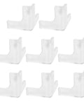 Eight Pack Silicone Corner Protectors For Furniture And Desks Easy Peel And Stick No Drilling Needed Ultra Thin Stylish Design Corner Guards