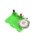 Electric Bell Magnetism Experiment Kit Set For Education with green base and metal components for classroom science learning