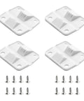 Adjustable Concealed Kitchen Cabinet Hinges 4 Piece Set with Damping and Strong Springs, includes mounting screws for easy installation