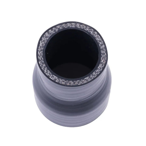 Top view of a 1.5 To 2 Inch Silicone Reducer Coupler Reinforced Hose, 4-Ply Go-To Turbo Intercooler Intake Piping, Universal 38-51mm