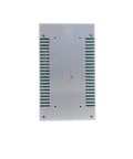 Beefy DC Regulated Power Supply For Led Light Strips And Security Monitoring With 24 Volt Output 16.7 Amp 400 Watt Heavy Duty Industrial Grade Power Supply For 3D Printers, silver metal case