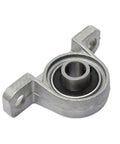 Two Pack Miniature Deep Groove Ball Bearings With Zinc Alloy Housing Bore 8 To 25 mm Outer Dia 25 mm Pillow Block Mounted