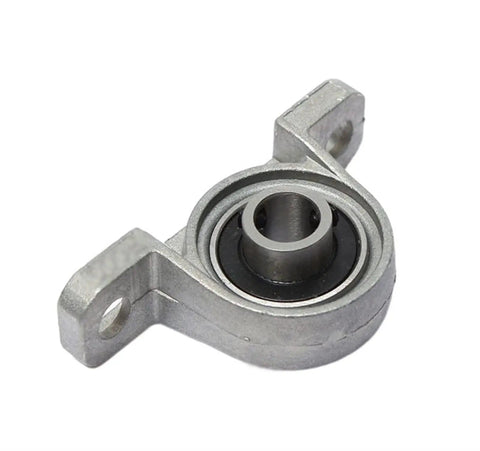 Two Pack Miniature Deep Groove Ball Bearings With Zinc Alloy Housing Bore 8 To 25 mm Outer Dia 25 mm Pillow Block Mounted