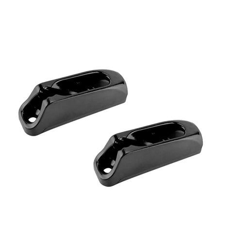 Pair Nylon Locking Rope Tensioner Cleats For Boats And Yachts, Easy To Use Marine Rigging Gear To Keep Sail Lines Taut And Saltwater Ready, Adjustable Cord Clamp Fits Ropes Up To 4mm, Solid Sailboat And Canoe Accessories, black nylon pair