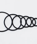 Heavy Duty ORS ORFS Flat Face O Ring Seal Kit for Hydraulic Fittings with Buna N 90 Durometer, 210 Piece Set, Eight Common Sizes for Quick Leak Free Connections.