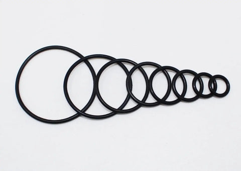 Heavy Duty ORS ORFS Flat Face O Ring Seal Kit for Hydraulic Fittings with Buna N 90 Durometer, 210 Piece Set, Eight Common Sizes for Quick Leak Free Connections.