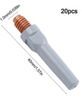 Nonstick Welding Tips For 15AK Torch Set Copper Nozzles To Slash Slag Buildup And Boost Weld Precision With 40 By 1 Millimeter