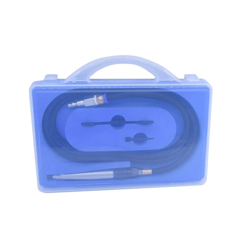 Industrial Grade Pneumatic Scribe Air Engraving Pen For Hella Precise Fossil Cleanup And Metal Marking On Glass Wood Features One Carbide Tip Delivering Badass Speed At 34000 Beats Per Minute For Quick Projects in a carry case.