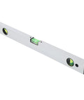 Ycauty Spirit Level Magnetic Measuring Ruler Aluminium Alloy for DIY Projects Home Garden 500mm Silver on white background