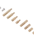 Brass M3 Hex Spacer Kit 120 Pieces Built For DIY Projects And Metalwork Premium Quality Spacers And Nuts Set Oxidation Resistant And Easy To Install Great For Automotive And Industrial Use, brass hex spacers and nuts