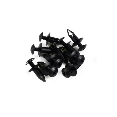 Rugged Motorcycle Bolt Kit For CBR600RR Fairings 2009 2010 2011 2012 Screws Nuts Washers Assortment High Temp Resistant Durable Fasteners For Easy DIY Install And Maintenance black fairing fasteners