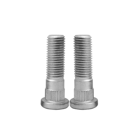 5Pcs Wheel Studs M12x1.5 Lug Stud For Ford Focus Fusion Escape Fiesta Ranger MKC MKZ Mazda 2 3 5 6 CX-3 CX-5 CX-7 CX-9 MX-5 MX-6 Protege And More Replacement Hardware For Solid Tire Mounting 10.9 Grade