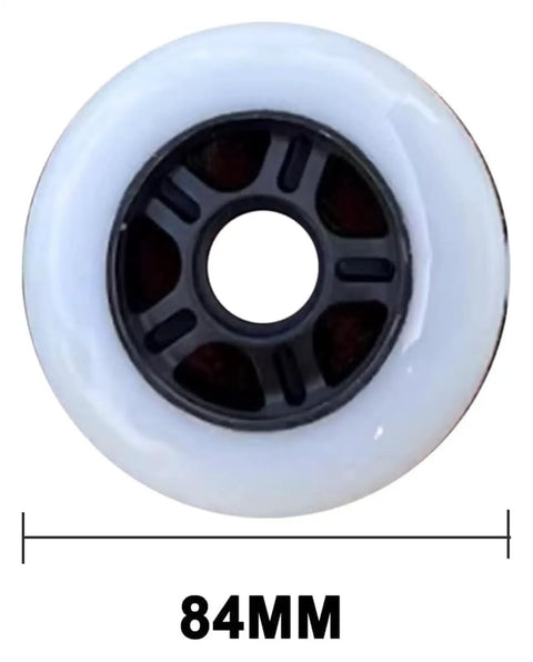 Inline Skate Wheels Replacement Set With Durable Bearings For Roller Skating Indoors And Outdoors Delivers Smooth Stable Rides At High Speeds