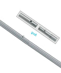 Metal frame pole for Upgraded 3D Printer Enclosure With LED Lighting And Temperature Control For Ender 3 V2 Ender 3 Pro Ender 5 And CR10S PRO V2, detail view