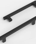 Matte Black Cabinet Pulls Set Of 10 5 Inch Hole Center Drawer Handles For Kitchen Cabinets And Bathroom Vanities Zinc Alloy Hardware ZH0065