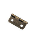 Mini Vintage Hinges Set With Screws, 20 Piece Bronze Pocket Flush Hinges visible in 18x16 mm size, ideal for small woodworking projects.