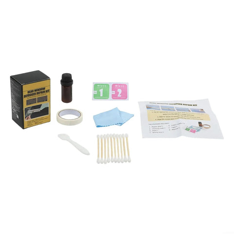 Rear Window Defroster Repair Kit For Heated Glass Grid Quick DIY Fix With Conductive Glue To Restore Broken Or Scratched Defogger Lines