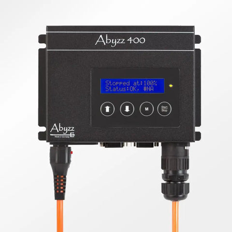 Heavy Duty Dc Water Pump With Sine Wave Drive And Titanium Impeller Delivers Smooth 4900 Gph Up To 6200 Gph Powering Through Forty One Feet Of Head No Sweat For Pond Jobs With Simple Operation And Gritty Reliability control panel showing status display and wiring connections.