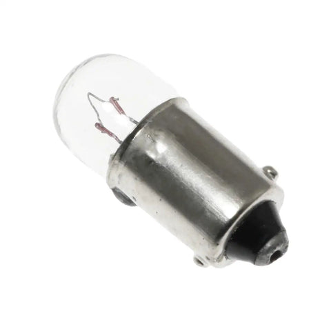 Close-up of a 12V B10 base incandescent bulb from 20 Pack 12V 0.11A 2W Incandescent Bulbs With Mini Bayonet B10 Base For DIY Electronics