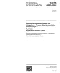 ISO 10303 Part 1002 Industrial Automation Color Data Standard document cover showing technical specifications for color in automation.
