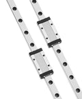 2 Pack 250mm Linear Sliding Rail Guide With 2 Carriage Blocks For 3D Printers And CNC Machines Steel Rails Deliver Smooth Precise Motion