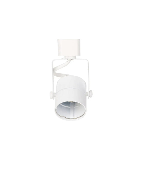 MR16 GU10 Halo Track Lighting Heads 4 Pack ETL Listed White Adjustable Track Heads For 3-Wire Single Circuit Systems Bulbs Not Included