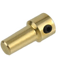 Brass JTO base collet sleeve adapter for drills, 3.17mm, close-up view
