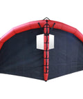 Inflatable Wing Surf Kite For Wind Wing Foiling And Water Sports, red and black handheld foil wing kite, 5 sqm, durable polyester